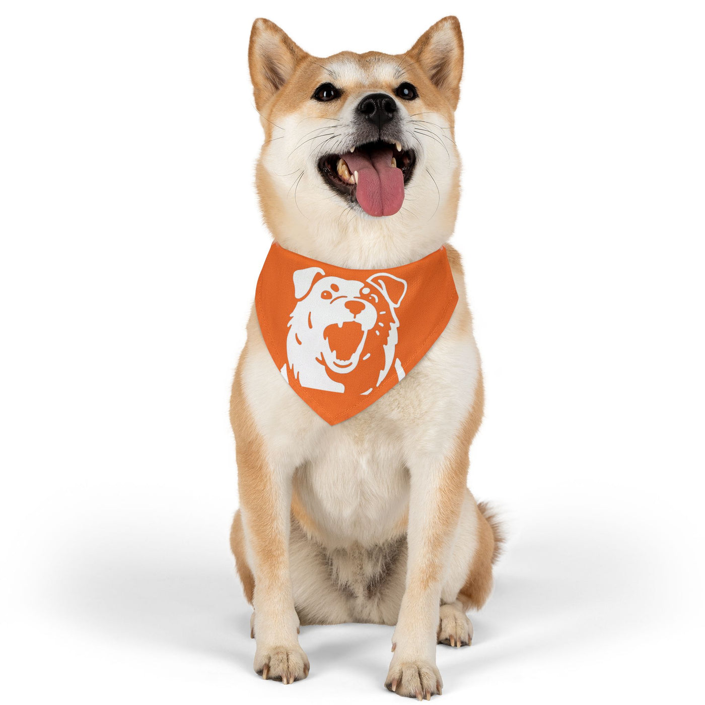 Orange Dog Bandana Collar – Dog Accessory, Great for Playtime, Pet Parties, Dog Walks, Halloween Costumes, and Summer Fun