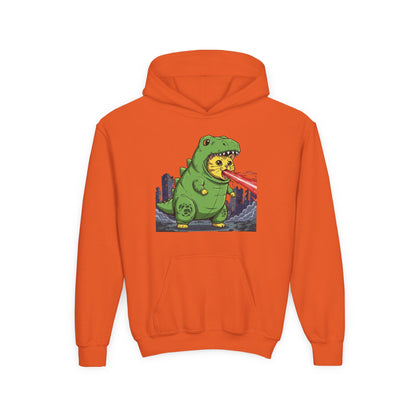 Cat cosplay Godzilla Unisex Kids Hoodie style 4