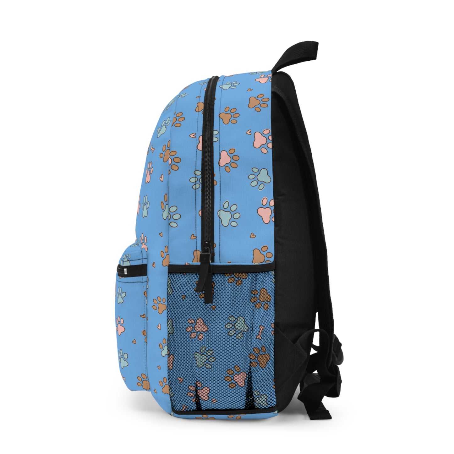 Cute Dog Paw Print Travel Casual Outings School Backpack style 1