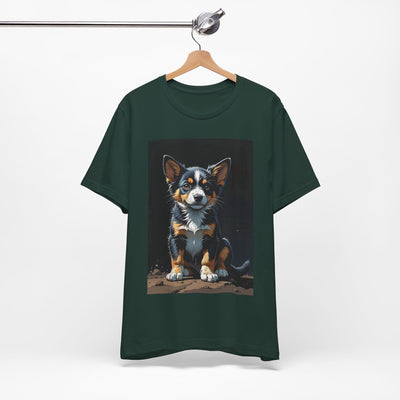 Cute Corgi Short Sleeve Tee - Pet Lover Shirt, Dog Apparel, Animal Gift, Casual Wear, Gift for Dog Owners