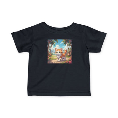Cute Kitten Infant Baby Fine Jersey T-Shirt style 3