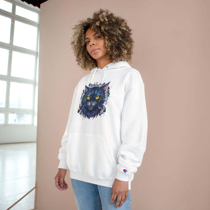Mad Cat Men and Women Champion Hoodie style 4