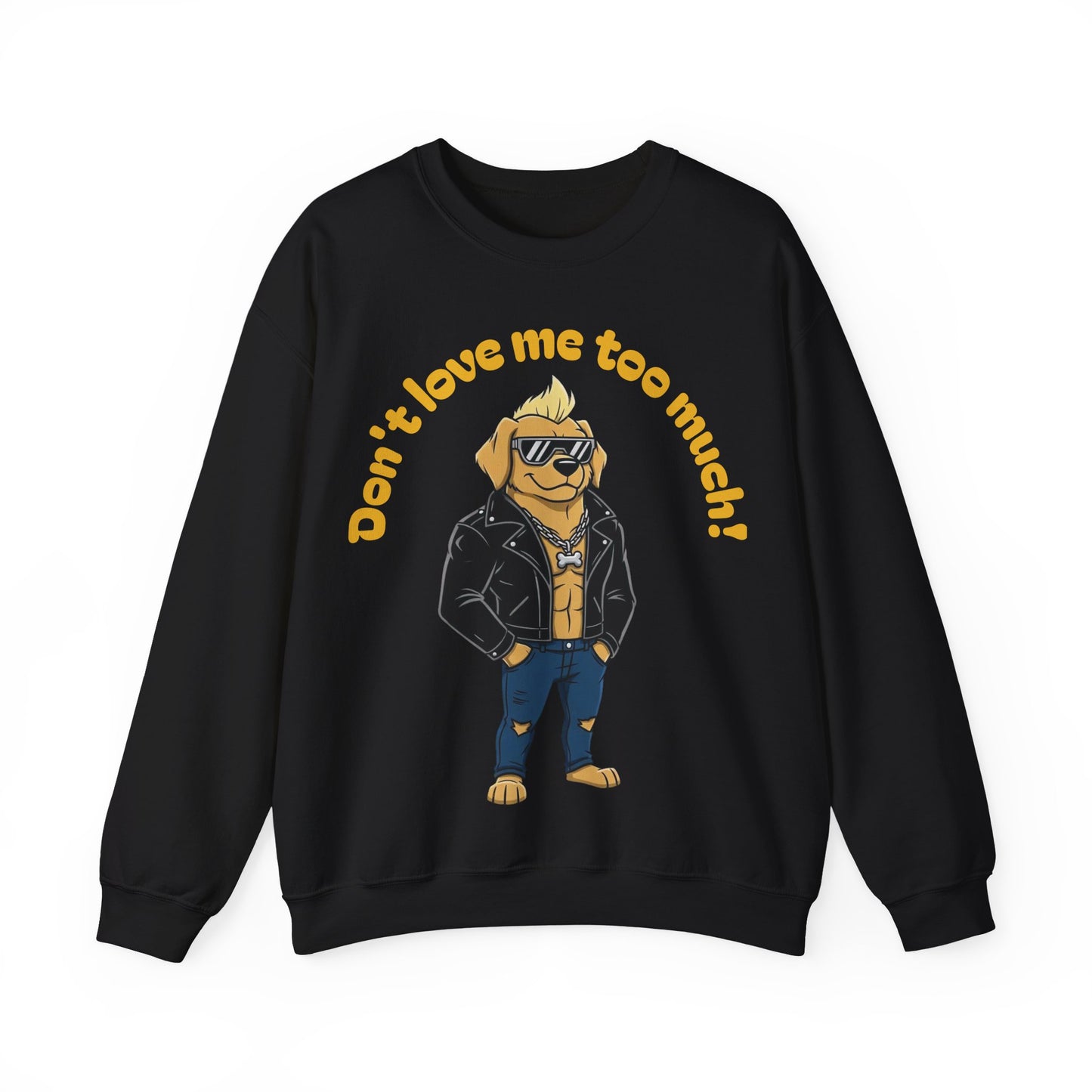 Cool Dog Unisex Heavy Blend Crewneck Sweatshirt style 2