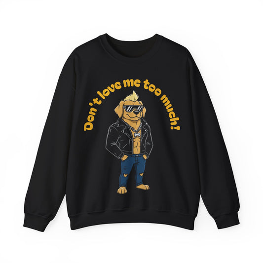 Cool Dog Unisex Heavy Blend Crewneck Sweatshirt style 2