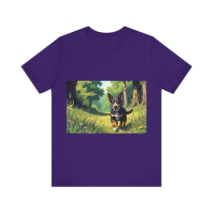 Adorable Dog comic style 1  Unisex Soft Tee| Cute Dog Lover's Shirt, Animal Graphic T-Shirt, Pet Themed Gift, Casual Wear