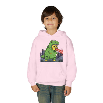 Cat cosplay Godzilla style 4 Unisex Kids Hoodie - Fun & Cozy Heavy Blend Sweatshirt with Cute Design