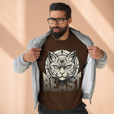 "Beast" Cat Lover style 2 Unisex Crewneck Sweatshirt