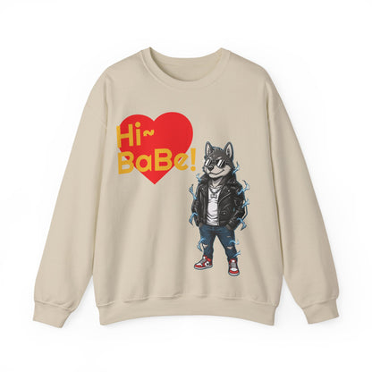 Cool Dog Unisex Heavy Blend Crewneck Sweatshirt style 3