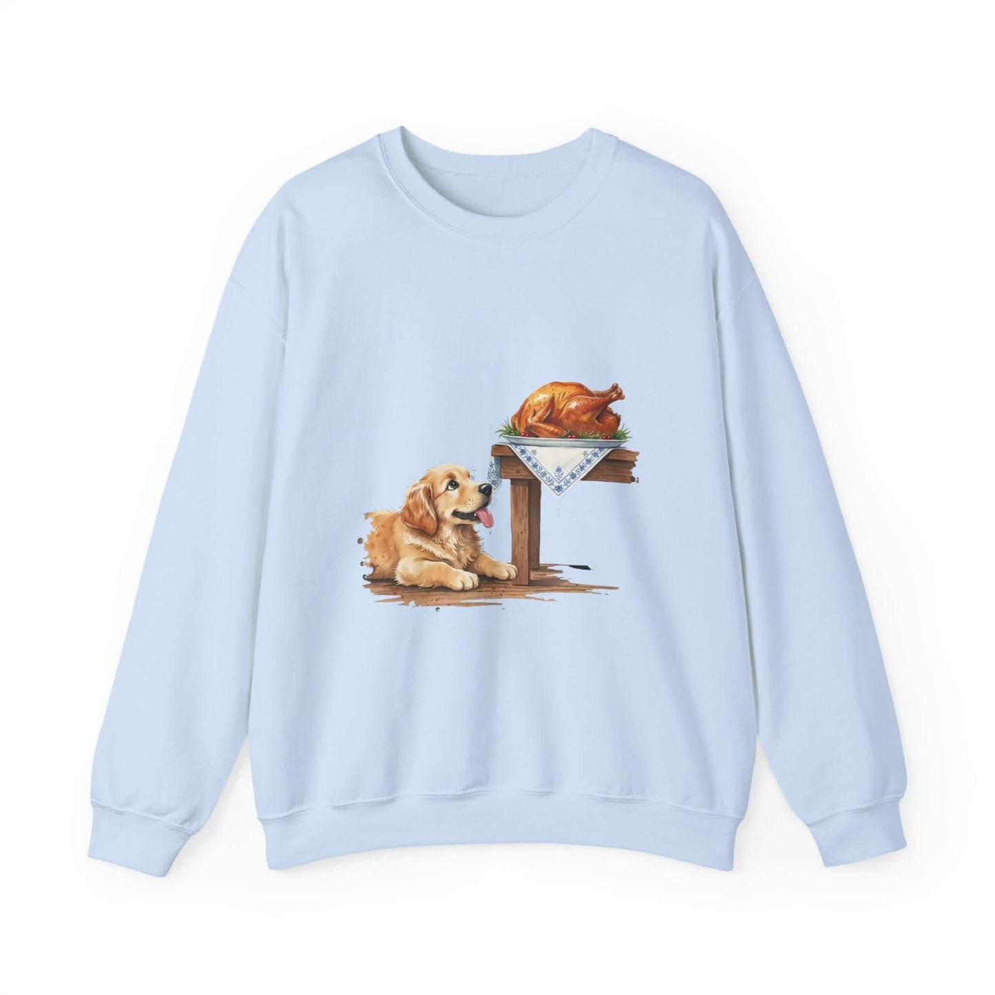 Watercolor Dog painting Unisex Crewneck Sweatshirt style 2