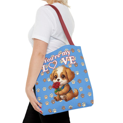 Cute Dog Lover Tote Bag - You're My Love style 1