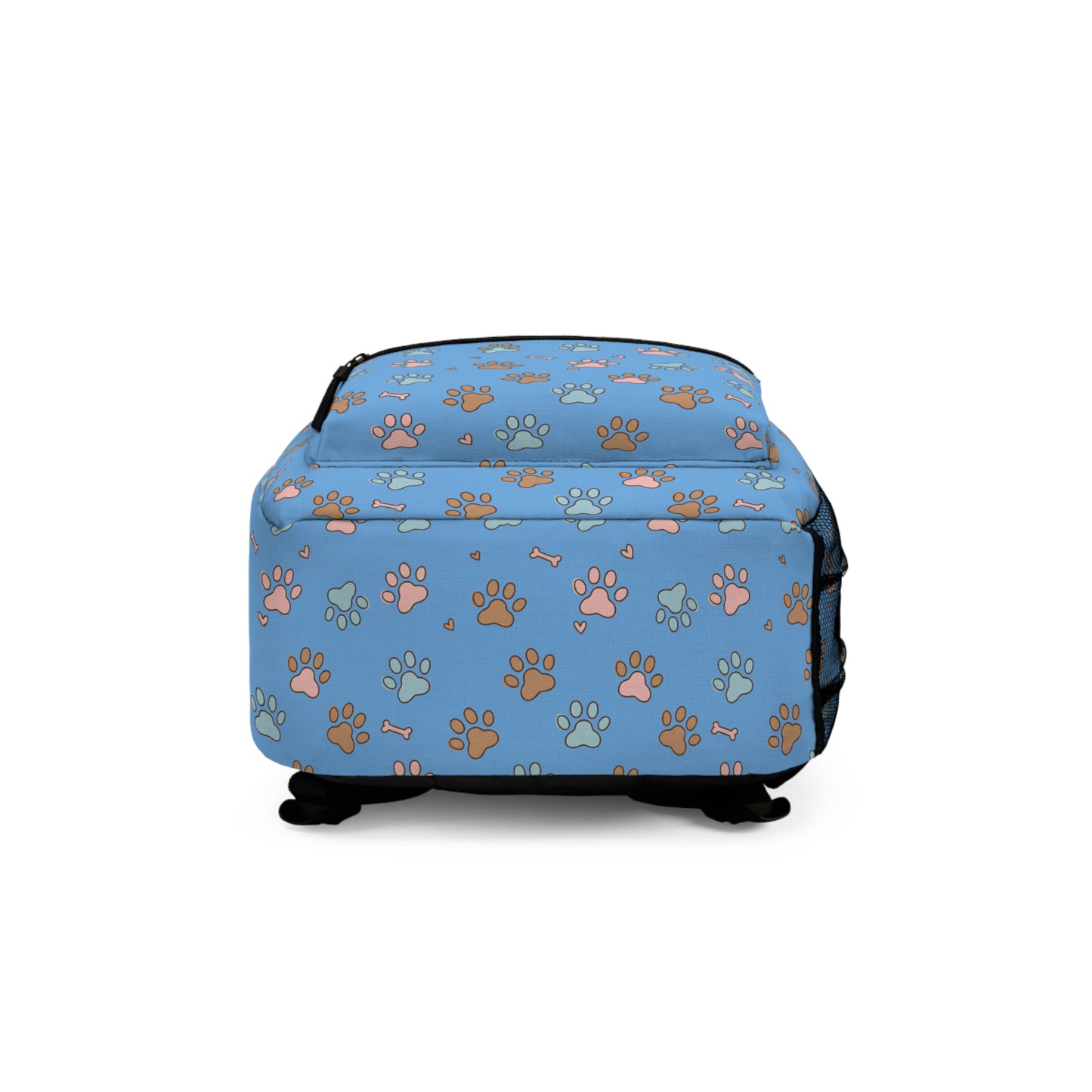 Cute Dog Paw Print Travel Casual Outings School Backpack style 1