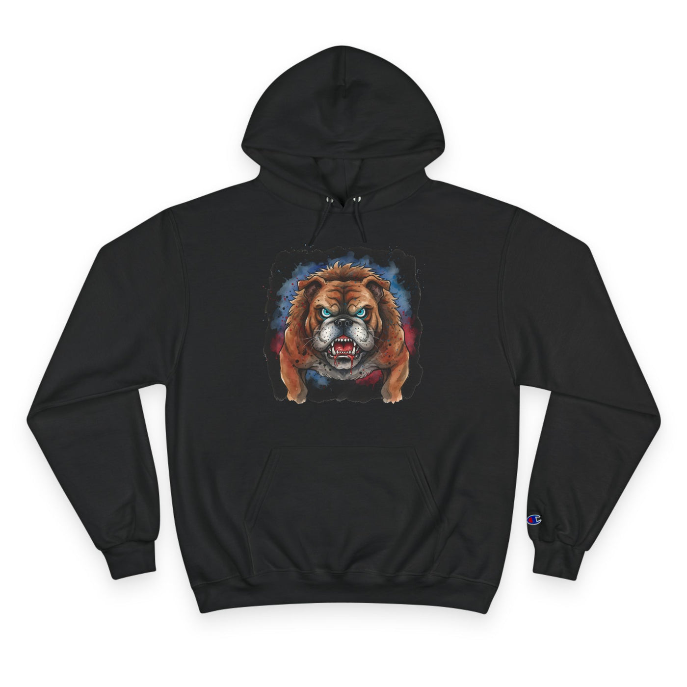 Angry Dog style 4 Men and Women Champion Hoodie