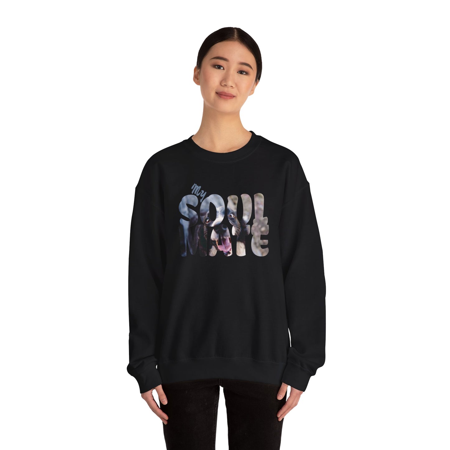 Dog My Soulmate Unisex Crewneck Sweatshirt