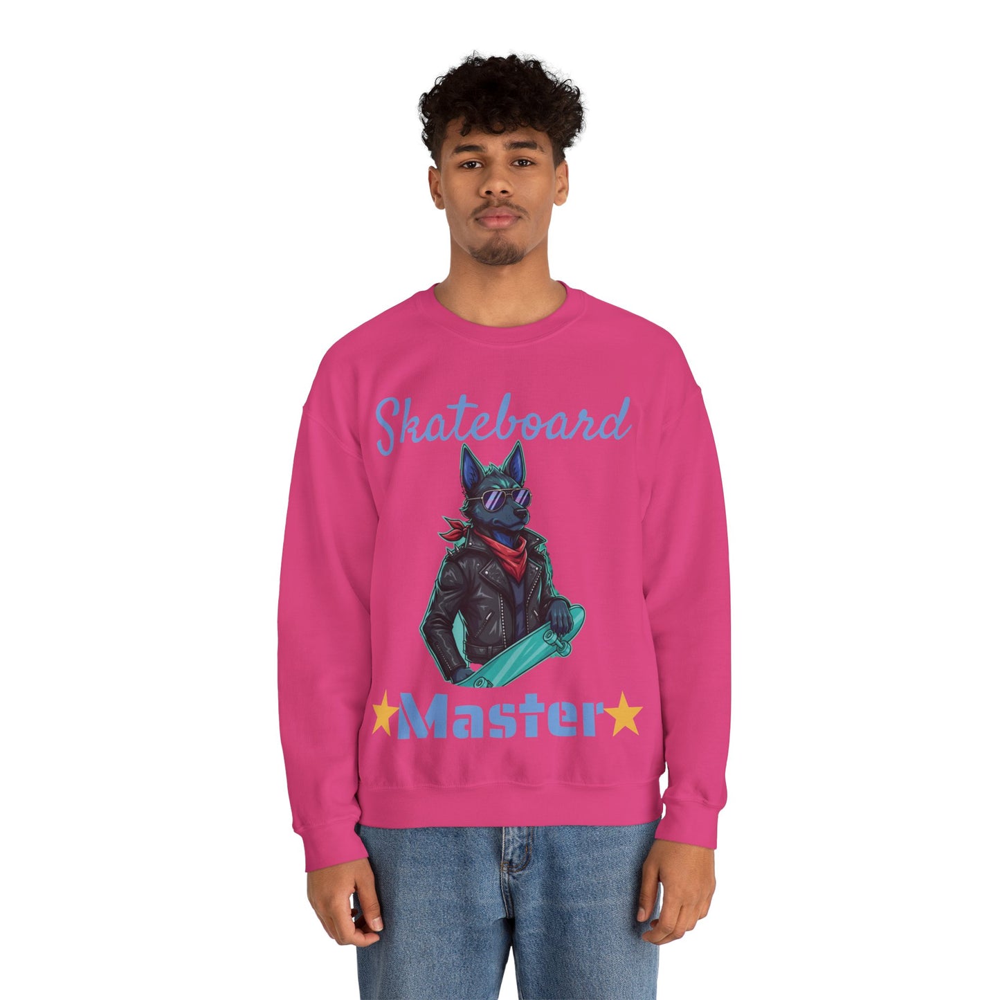 Cool Dog Unisex Heavy Blend Crewneck Sweatshirt style 4