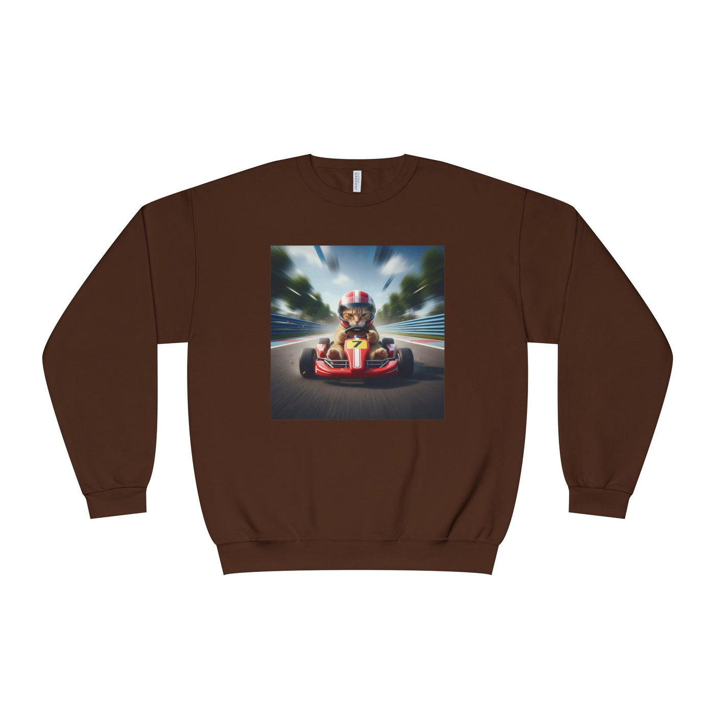 Go Kart Cat style 3 Unisex NuBlend® Crewneck Sweatshirt