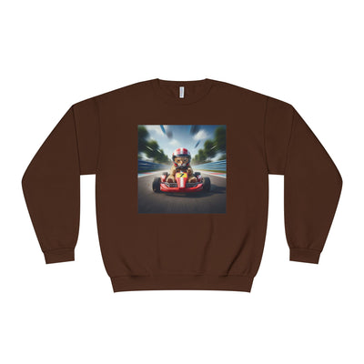 Go Kart Cat style 3 Unisex NuBlend® Crewneck Sweatshirt