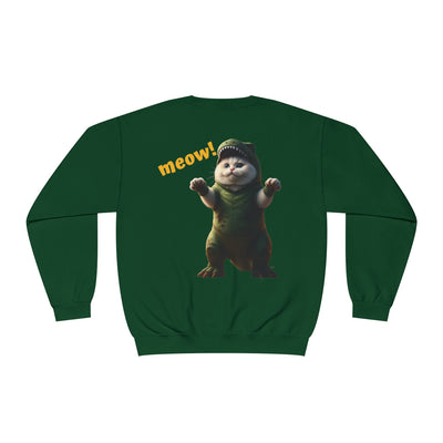 Cat-zilla style 2 Unisex NuBlend® Crewneck Sweatshirt