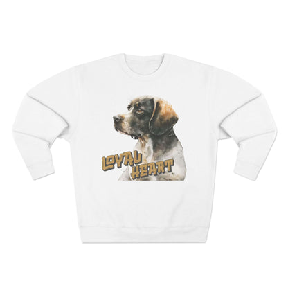 Loyal Heart Dog Lover Unisex Crewneck Sweatshirt style 4