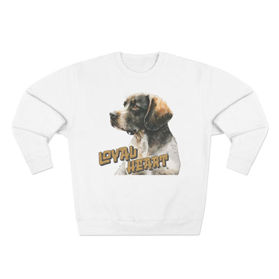 "Loyal Heart" Dog Lover style 4 Unisex Crewneck Sweatshirt