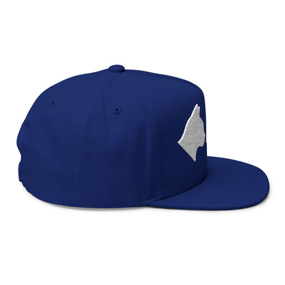 Stylish Embroidered Cat Mom Flat Bill Cap style 3