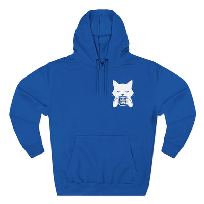 Cat Coffee Time Graphic Unisex Fleece Hoodie