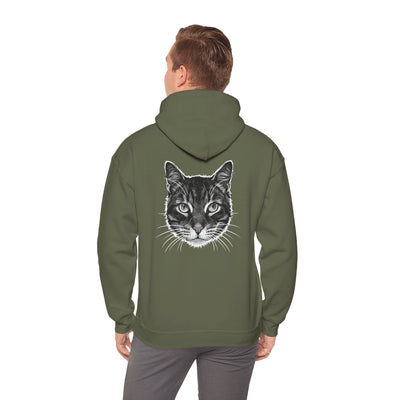 Cozy Cat Lover Hoodie style 1- Unisex Heavy Blend™ Sweatshirt, Purrfect Gift for Pet Owners, Casual Wear, Cat Themed Apparel, Cozy Clothing