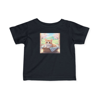 Cute Kitten Infant Baby Fine Jersey T-Shirt style 1