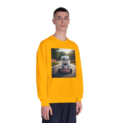 Go Kart Cat Unisex NuBlend Crewneck Sweatshirt style 1