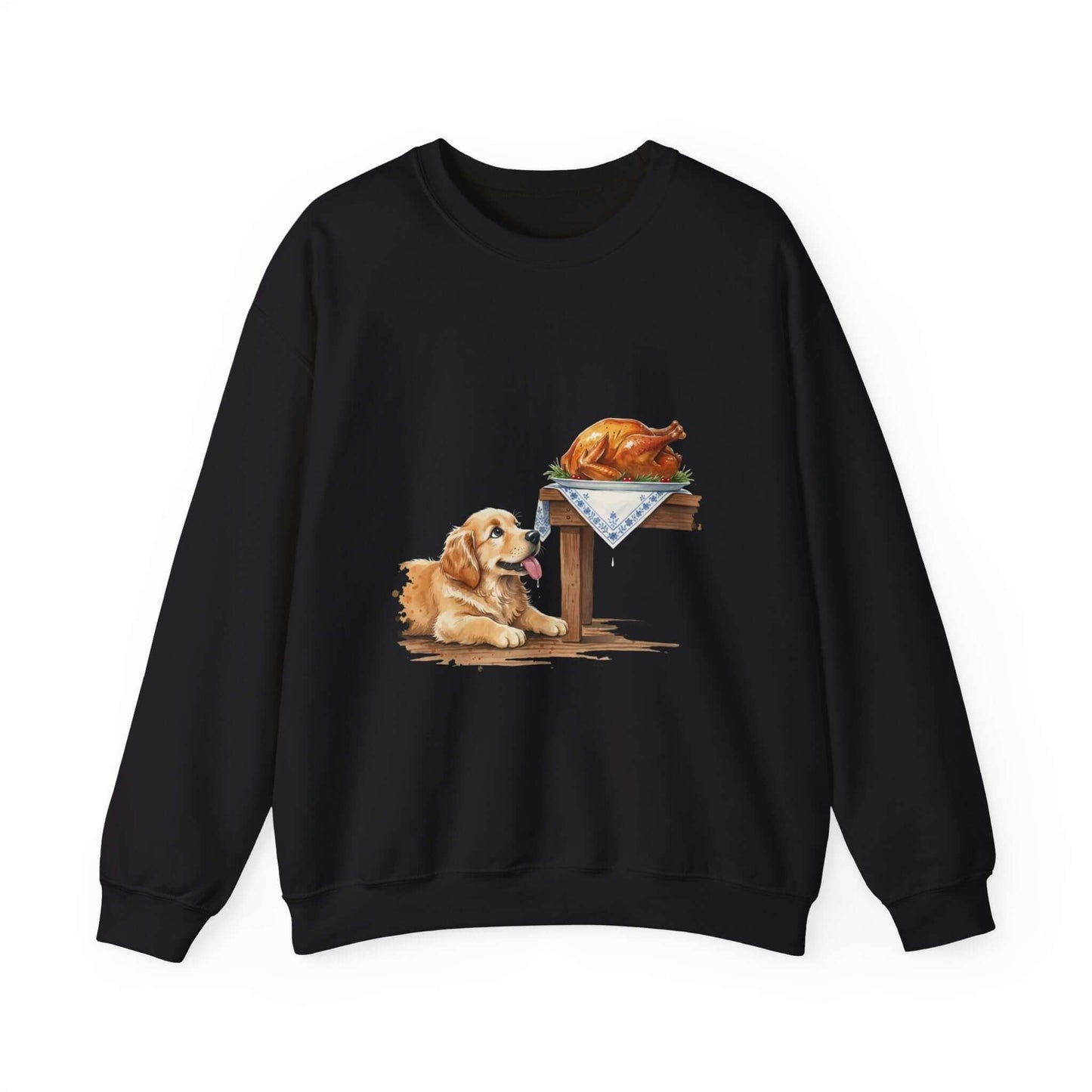 Watercolor Dog painting Unisex Crewneck Sweatshirt style 2