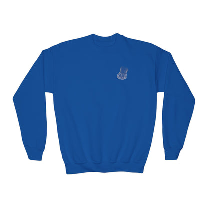 Black Cat - Cozy Unisex Youth Crewneck Sweatshirt style 1