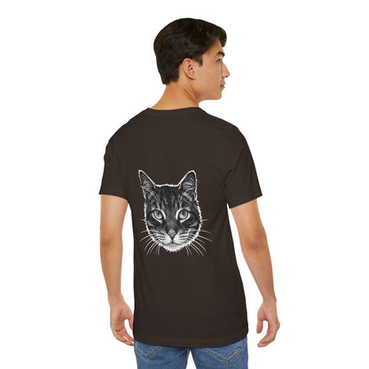 Cat Lover Unisex Tee Cat Head style 1, Perfect Gift for Pet Owners, Vintage Cat Design, Graphic T-shirt, Animal Lover, Casual Wear, Birthday Gift