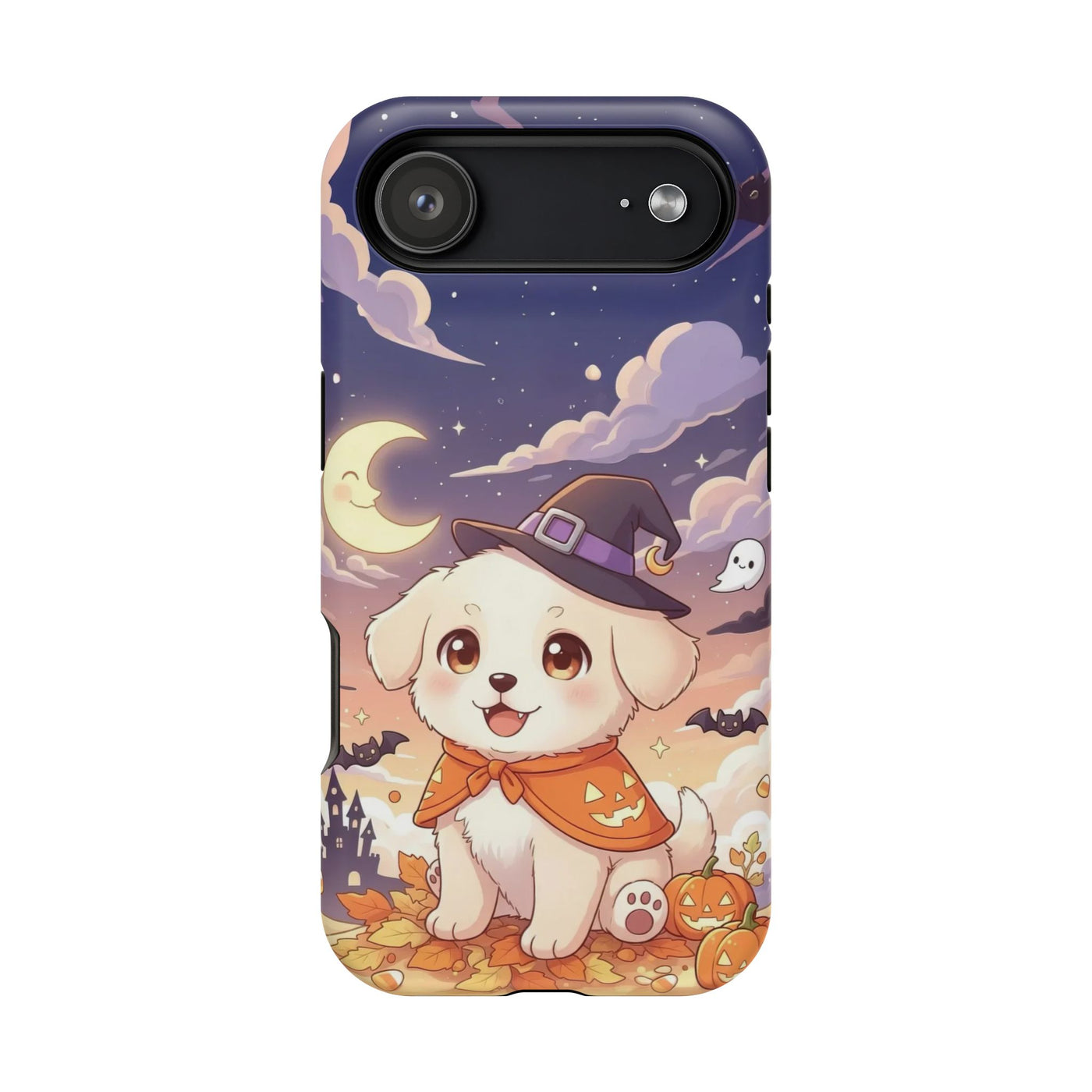 Halloween cute puppy anime style 2 Magnetic Impact-Resistant Phone Case, Cute Dog Design, Pet Owner Gift, Animal Lover Accessory, Birthday Gift for Dog Lovers