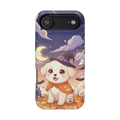Halloween cute puppy anime style 2 Magnetic Impact-Resistant Phone Case, Cute Dog Design, Pet Owner Gift, Animal Lover Accessory, Birthday Gift for Dog Lovers