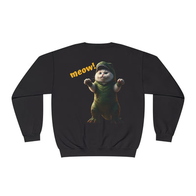 Cat-zilla style 2 Unisex NuBlend® Crewneck Sweatshirt