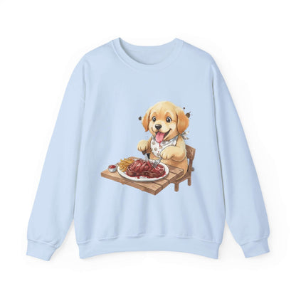 Watercolor Dog painting Unisex Crewneck Sweatshirt style 1