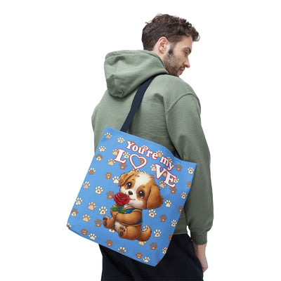 Cute Dog Lover Tote Bag - You're My Love style 1