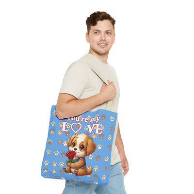 Cute Dog Lover Tote Bag - You're My Love style 1