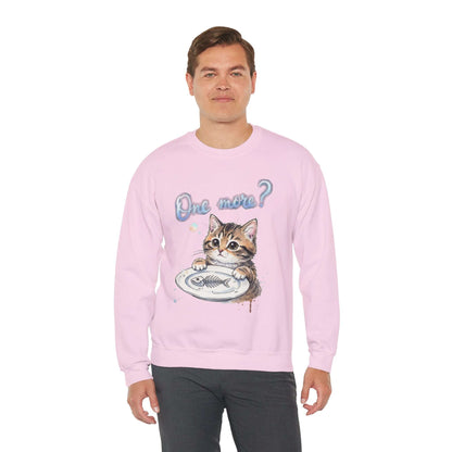 Watercolor Cat painting Unisex Crewneck Sweatshirt style 3