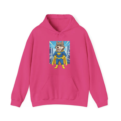 Dog cosplay Superman style 1 Unisex Hoodie - Fun & Playful Design