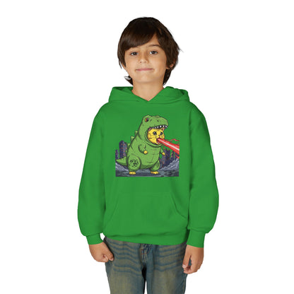 Cat cosplay Godzilla Unisex Kids Hoodie style 4