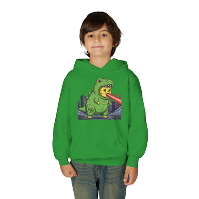 Cat cosplay Godzilla style 4 Unisex Kids Hoodie - Fun & Cozy Heavy Blend Sweatshirt with Cute Design