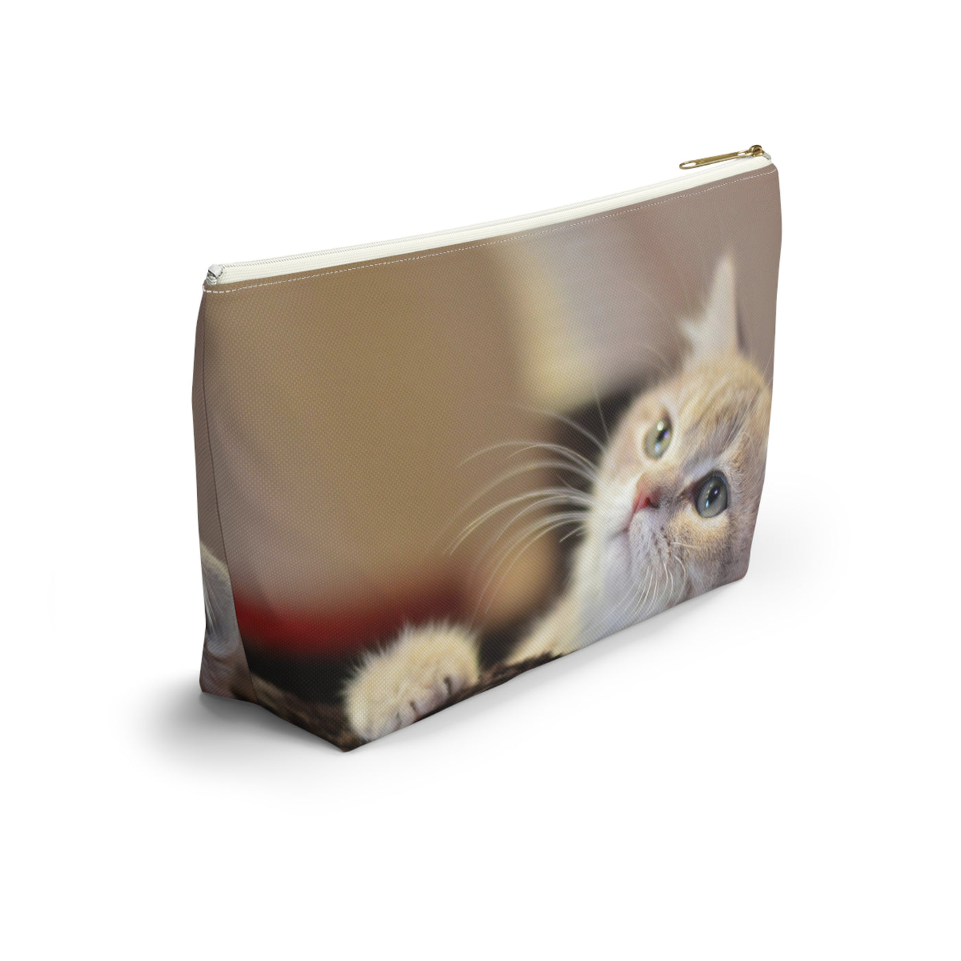 Cute Cat Accessory Pouch | Travel Accessory, Fun Gift, Pet Lover's Item, Unique Accessory Pouch, Travel Essentials