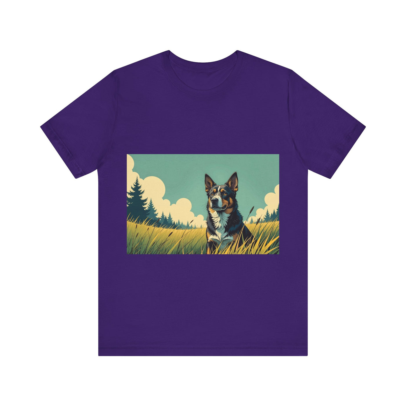 Adorable Dog comic style 3 Unisex Soft Tee| Cute Dog Lover's Shirt, Animal Graphic T-Shirt, Pet Themed Gift, Casual Wear