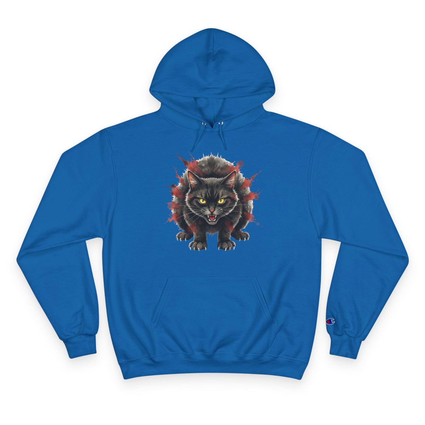 Mad Cat style 3 Men and Women Champion Hoodie