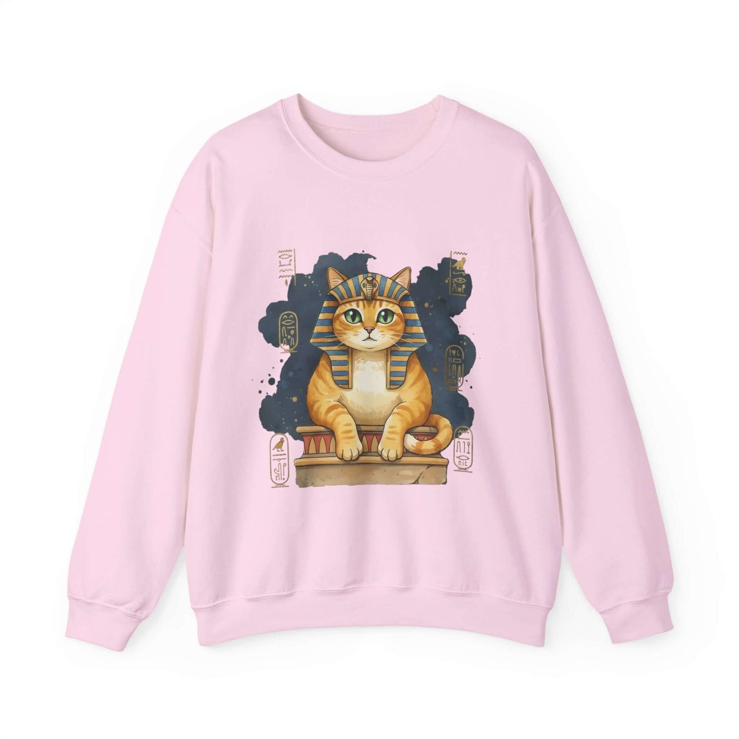 Watercolor Cat painting Unisex Crewneck Sweatshirt style 4