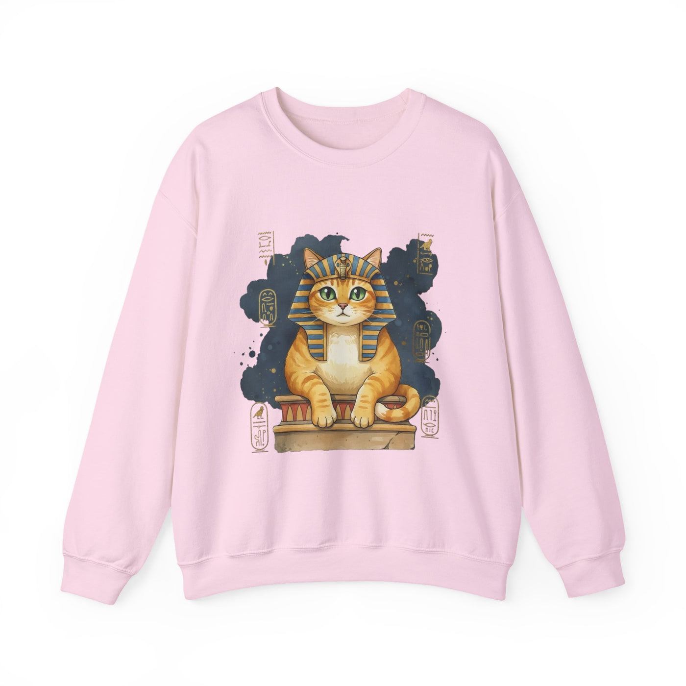 Watercolor painting style 9 Men & Women Cute Cat Pile Crewneck Sweatshirt