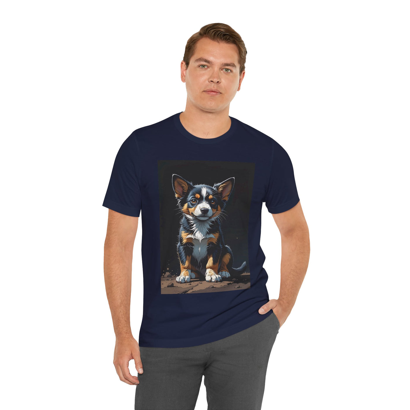 Cute Corgi Short Sleeve Tee - Pet Lover Shirt, Dog Apparel, Animal Gift, Casual Wear, Gift for Dog Owners