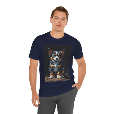 Cute Corgi Short Sleeve Tee - Pet Lover Shirt, Dog Apparel, Animal Gift, Casual Wear, Gift for Dog Owners