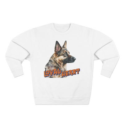"Loyal Heart" Dog Lover style 2 Unisex Crewneck Sweatshirt