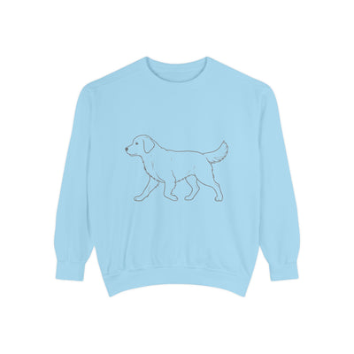 Walking Dog Shadow style 1 Cozy Graphic Unisex Crewneck Sweatshirt